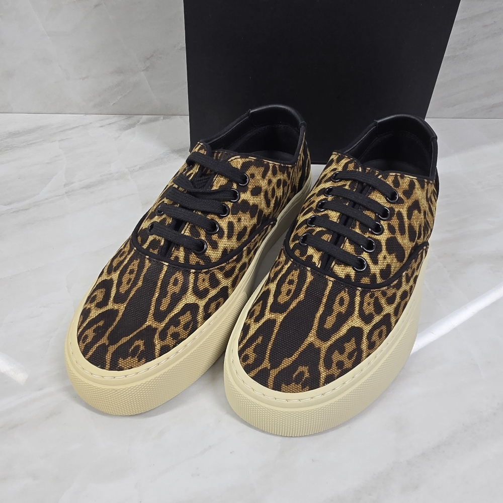 Saint Laurent Women's Leopard Sneakers